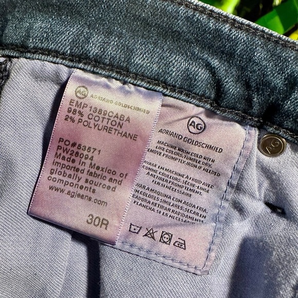 AG Adriano Goldschmied ‘Super Skinny Legging Ankle Jeans’ in Dark Blue Wash 30R - Picture 7 of 11